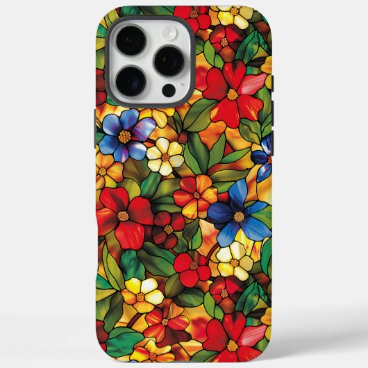 明るい夏の花柄 Case-Mate iPhoneケース (裏面)