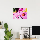 明るい夏の静物生活 ポスター (ホームオフィス)