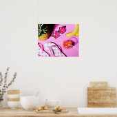 明るい夏の静物生活 ポスター (キッチン)