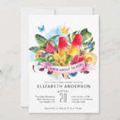 明るい夏ポプシクルベビーシャワー招待状 招待状 (正面)