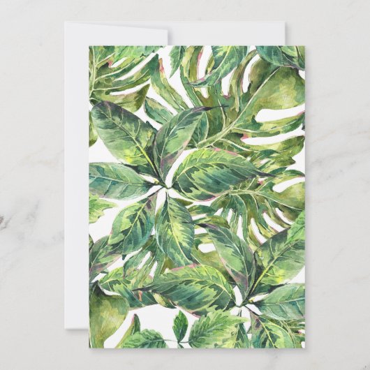 明るい夏ポプシクルベビーシャワー招待状 招待状 (裏面)