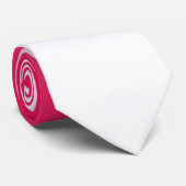 明るい夏赤と白勾配グラデーション ネクタイ (ロール)