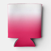 明るい夏赤と白勾配グラデーション 缶クーラー (正面)