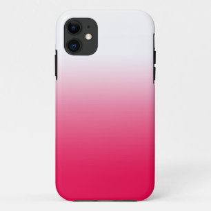 明るい夏赤と白勾配グラデーション iPhone 11 ケース