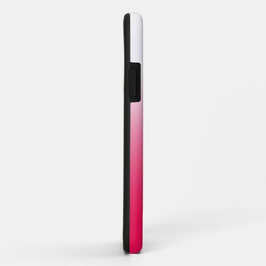 明るい夏赤と白勾配グラデーション Case-Mate iPhoneケース (裏面/右)