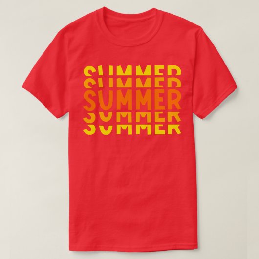 明るい夏 Tシャツ (デザイン正面)