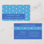 明るい夜空のダンスの下の水のハワイの星 名刺 (正面/裏面)