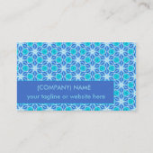 明るい夜空のダンスの下の水のハワイの星 名刺 (正面)