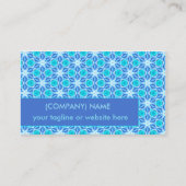 明るい夜空のダンスの下の水のハワイの星 名刺 (正面)