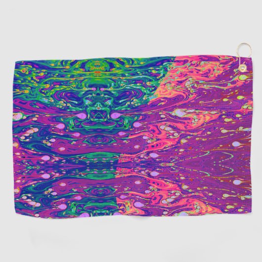 明るい夢 ゴルフタオル (横)