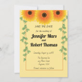 明るい太陽のひまわり セーブザデート (正面)