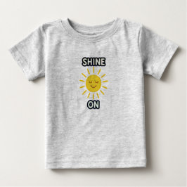 明るい太陽のキッズTシャツ ベビーTシャツ