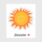 明るい太陽 シール (シート)