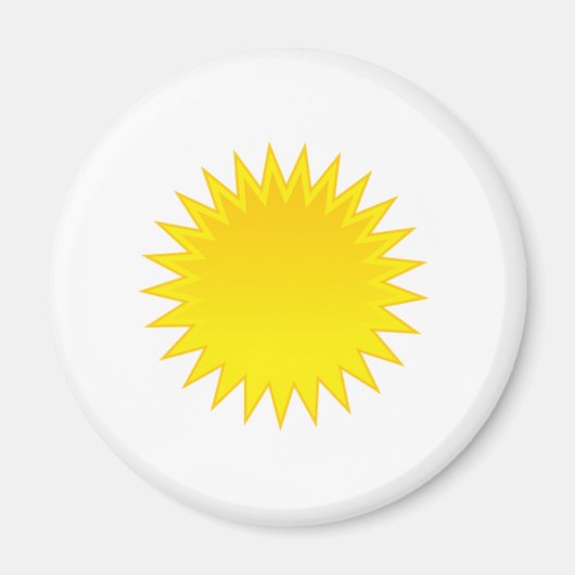 明るい太陽 マグネット (正面)