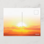 明るい女の子の妖精の自然の翼とサハラアート ポストカード (裏面)