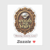 「明るい姉妹の愛情」 シール (シート)