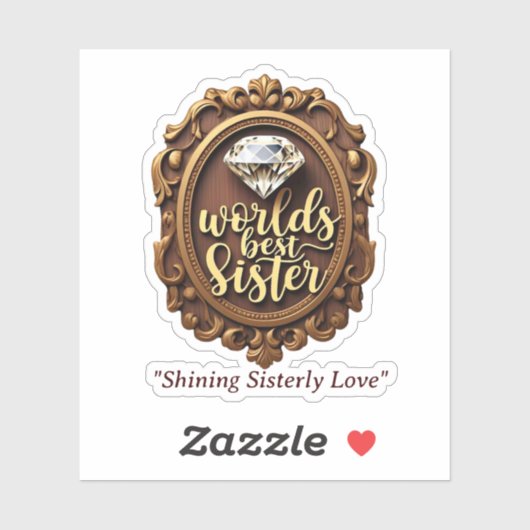 「明るい姉妹の愛情」 シール (シート)