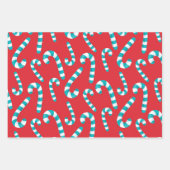 明るい子供カラフルのクリスマスプレゼント ラッピングペーパーシート (正面2)