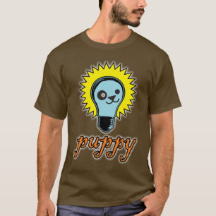 明るい子犬 Tシャツ