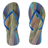 明るい孔雀の羽の大人のビーチサンダル ビーチサンダル (ソール)