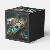 明るい孔雀の羽の構成 フェイバーボックス (裏面サイド)