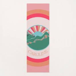 明るい山と太陽の禅 ヨガマット