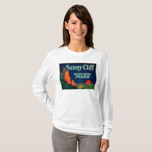 明るい崖のナシの木枠LabelMedford、または Tシャツ (正面フル)