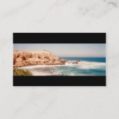 明るい崖の写真 名刺 (裏面)