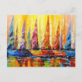 明るい帆 ポストカード (正面)