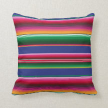 明るい幸せメキシカンセラペプリント枕