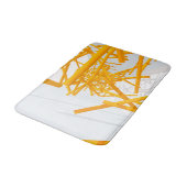 明るい幾何学的な形状を持つ建築宇宙 バスマット (アングル)