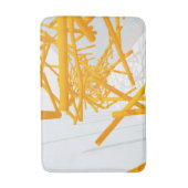 明るい幾何学的な形状を持つ建築宇宙 バスマット (正面縦)