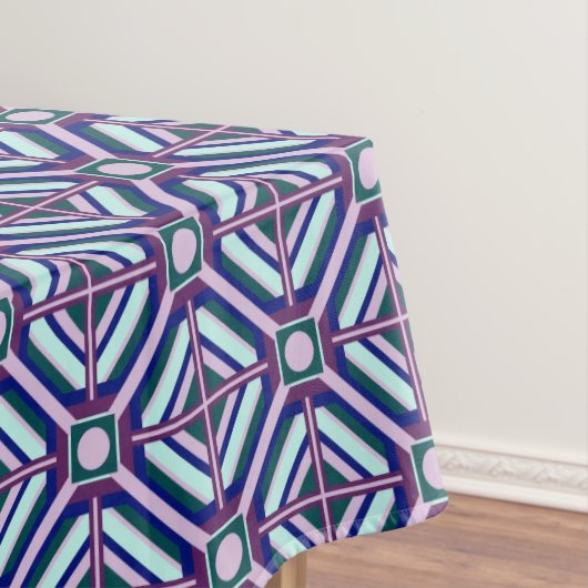 明るい幾何学的デザイン テーブルクロス (インサイチュ)