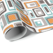 明るい幾何学的パターン。 ラッピングペーパー (ロールコーナー)