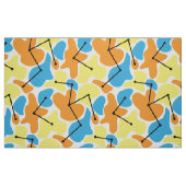 明るい幾何学的原子中世紀型 ファブリック (ファットクウォーター)