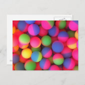 明るい弾力がある球 ポストカード (正面/裏面)