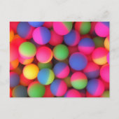 明るい弾力がある球 ポストカード (正面)