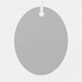 明るい形見でチャームを木に追加 メタルオーナメント (正面)