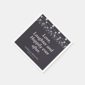 明るい恋の笑い声と楽しいその後 スタンダードカクテルナプキン (角)