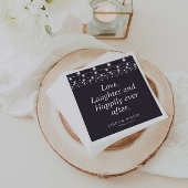 明るい恋の笑い声と楽しいその後 スタンダードカクテルナプキン