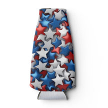 明るい愛国的な赤白青アメリカの星