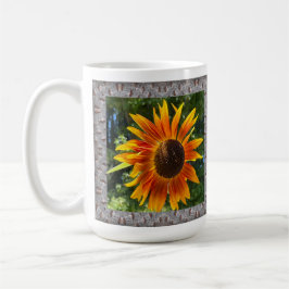 明るい感動的ひまわり付きコーヒーマグ コーヒーマグカップ
