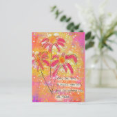 明るい感動的引用文はがき ポストカード (スタンド正面)