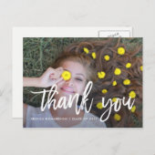 明るい感謝してい | 卒業写真ありがとう ポストカード (正面/裏面)