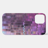 明るい抽象芸術の数々のモザイク色と光沢 Case-Mate iPhoneケース (裏面 (横))