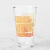 明るい抽象芸術れんが及び石模様 タンブラーグラス (裏面)