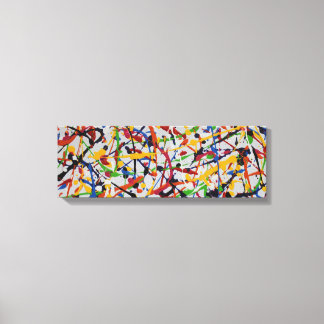 明るい抽象芸術アート、カラーデライト201288 キャンバスプリント