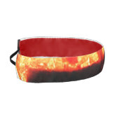 明るい抽象芸術オレンジ非ヘッドバスリップまたは滑ることンド、春 アスレチックヘッドバンド (左)