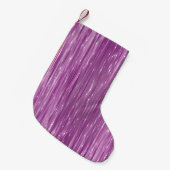 明るい抽象芸術ピンクの背景(グリッター) スモールクリスマスストッキング (正面 (吊り時))