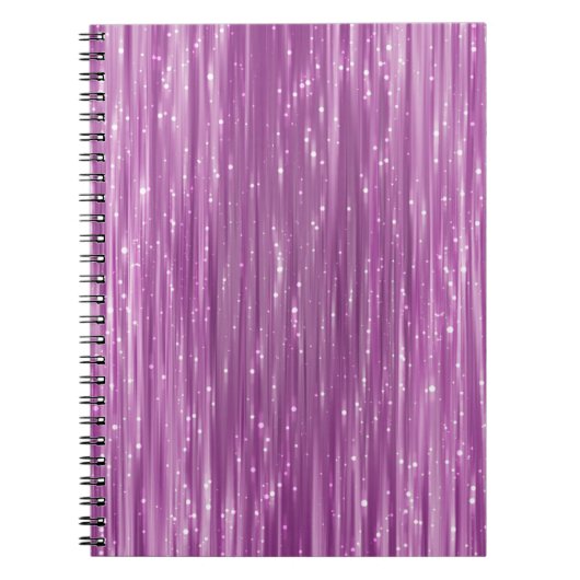 明るい抽象芸術ピンクの背景(グリッター) ノートブック (正面)